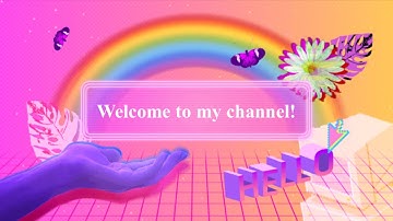 Aesthetic Intro Template with Outro | No Text | Free to use | Cute Template | Animated template