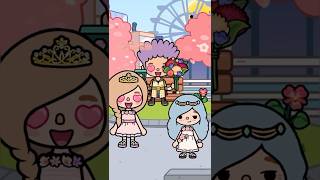 Cursed crown of princess  | Toca life sad story #shorts