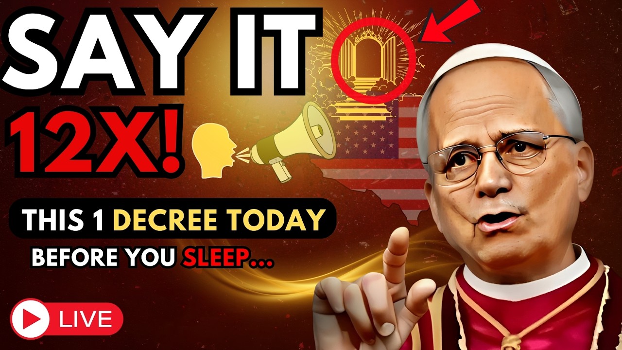 DO NOT SLEEP UNTIL YOU SAY THIS 12 TIMES! — THE FEB 1ST MIDNIGHT KEY | Pope Leo XIV Teachings