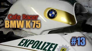 BMW K75 Cafe racer #13. Первый запуск, компрессия, обзор готовых деталей.