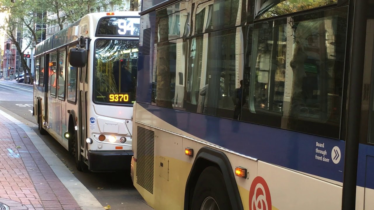 TriMet 2008 New Flyer D40LFR 2918 on line 94 YouTube