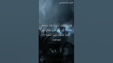 سورة الإسراء من آية 4 إلى آية 6 بصوت الشيخ ياسر الدوسري❤❤