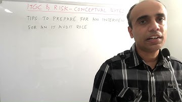 IT with Varun Vohra - ITGC & Risk -Conceptual Bytes - Interview Tips for IT Audit & Compliance Roles