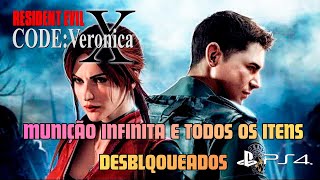 Resident Evil Code: Veronica X PS4 Infinite Ammo and All Items Unlocked