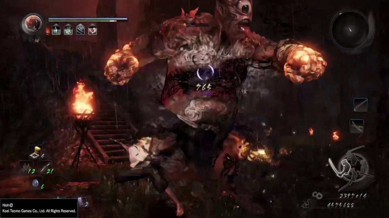 [Nioh] The parry skill "Earthly Flow" works on any attack that will hit you during the sidestep