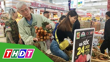 Sản lượng vải thiều tăng mạnh, siêu thị tăng tiêu thụ | THDT