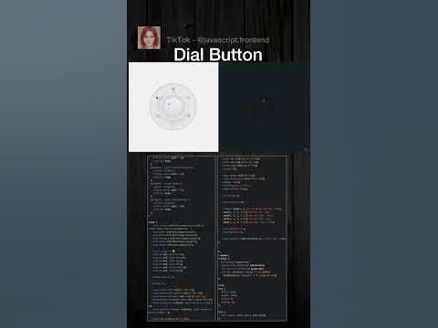 Dial button html css javascript #html #css #javascript #frontend # ...