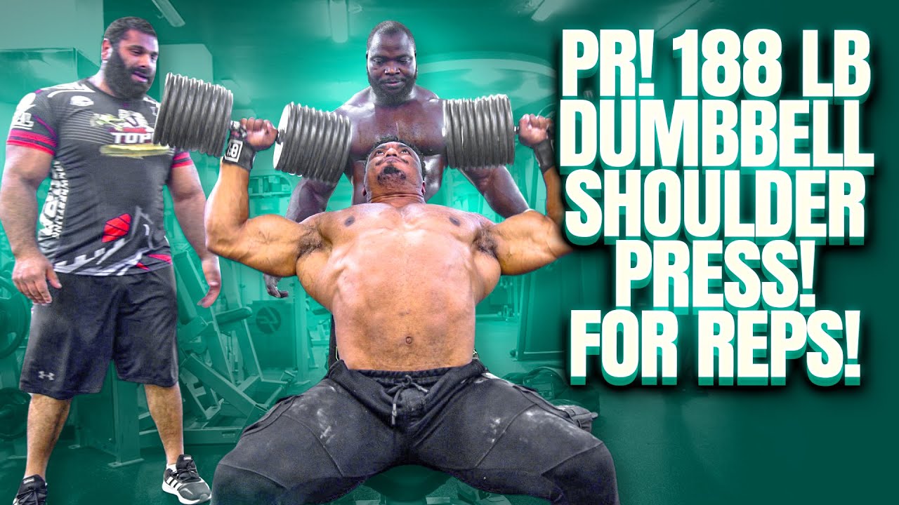 Full rom. Larry Wheels Dumbbell Press.