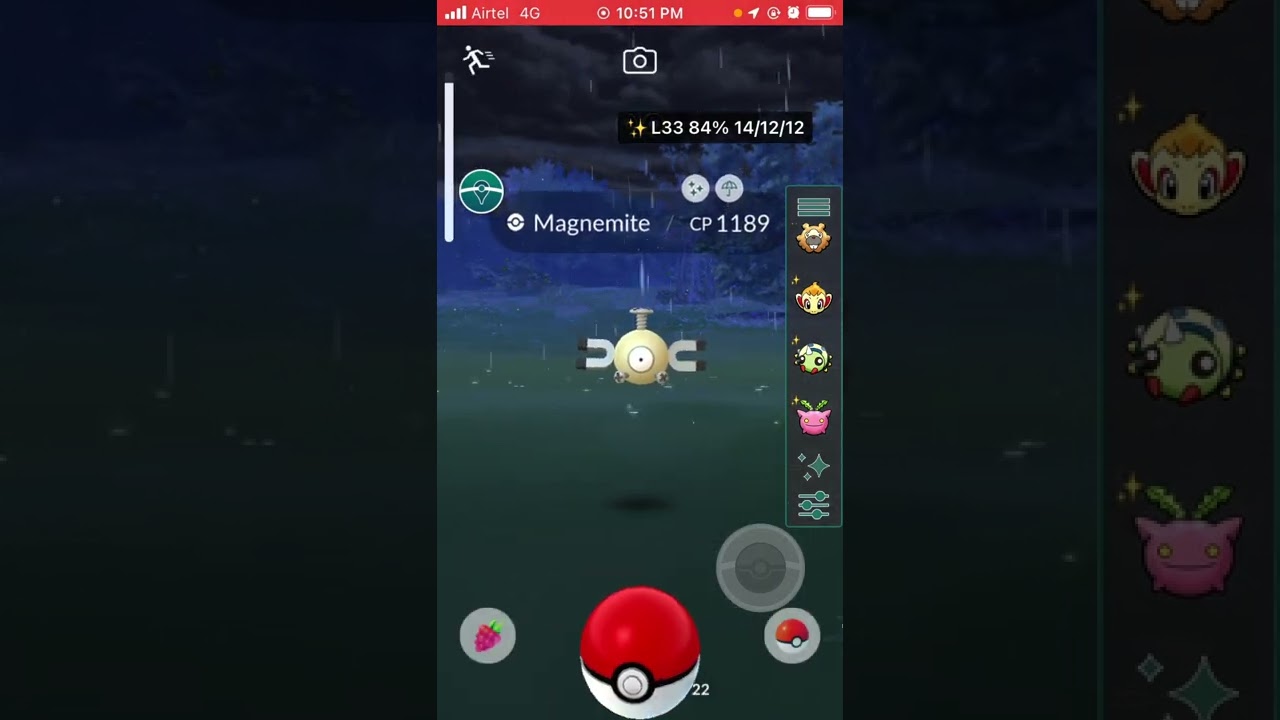 SHINY ✨ MAGNEMITE IN POKÉMON GO | Shiny ✨ magnemite catching in Pokémon go | ipogo
