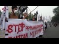 Gema Pembebasan Riau Gelar Aksi Damai Karlahut