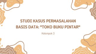Presentasi Basis Basis Data, ERD Database Toko Buku dan Restfull API Express JS, Prisma ORM, MYSQL