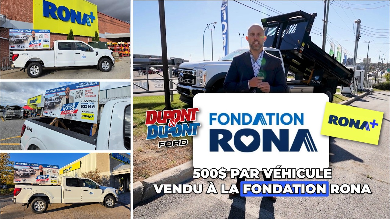 Dupont & Dupont Ford - Fondation Rona - RONA+ à Gatineau