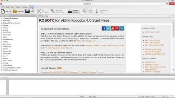 Writing and downloading a simple program with RobotC for Cortex
