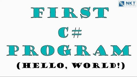 C#  Programming Bootcamp / Tutorial for Beginners (Hello, World! Console Program) - 1