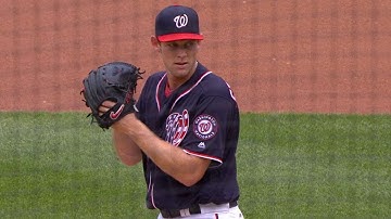 STL@WSH: Strasburg allows only one over six frames