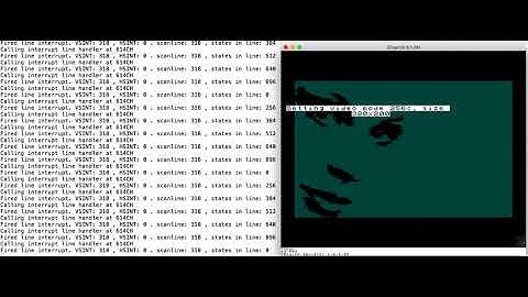 ZEsarUX emulator   testing TSConf Line interrupts