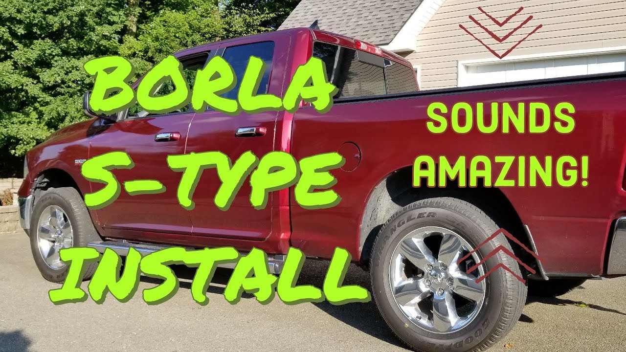 Borla S Type 2017 Ram - YouTube