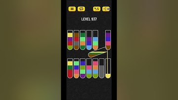 Water sort puzzle level 937