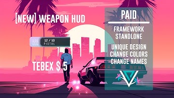 Script FiveM / Weapon Hud [NEW] / American Design