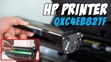 How to Fix HP Printer Error 0xC4EB827F in Windows PC
