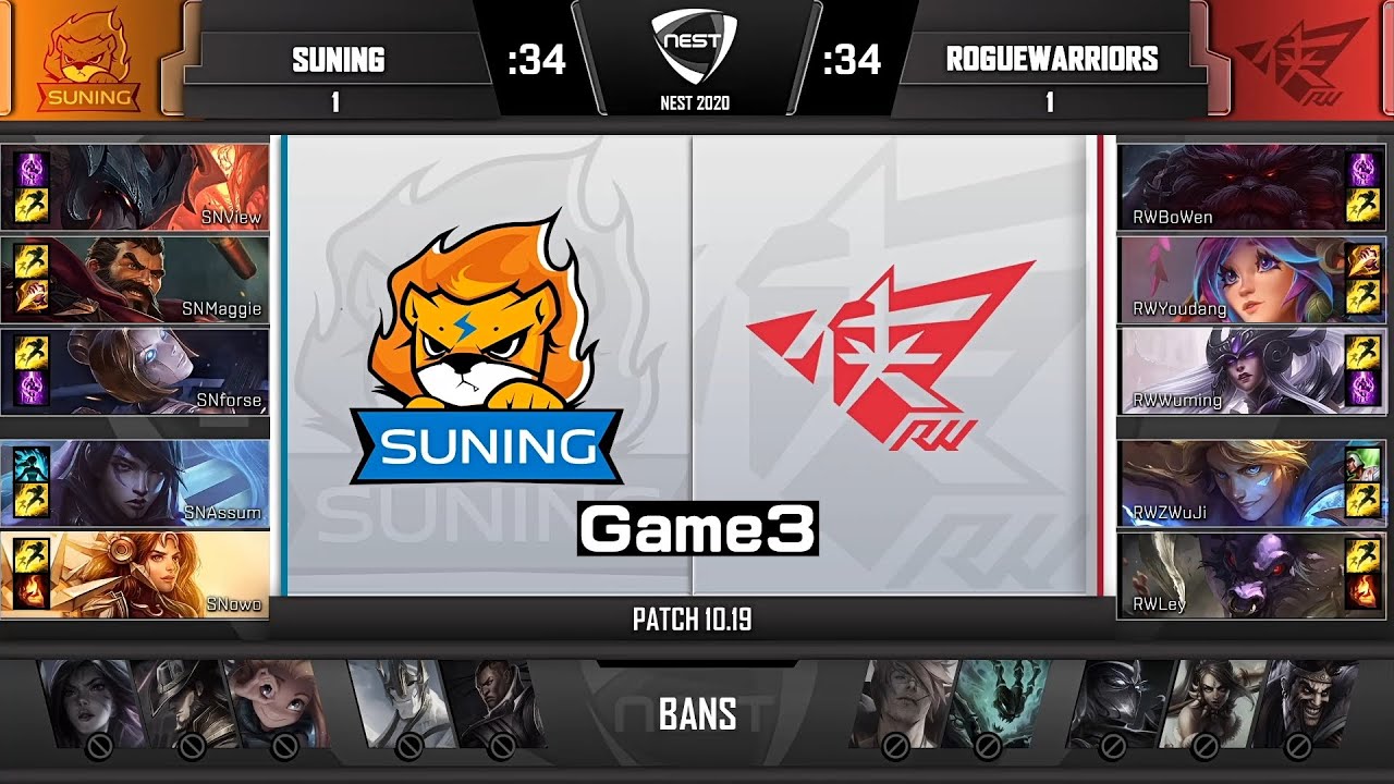 【NEST2020】小組賽 SN vs RW #3