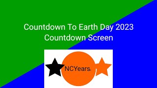Countdown To Earth Day 2023 (Countdown Screen)