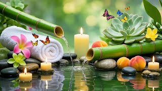 Relaxation Music: Bamboo Water Stream + Soft Piano 🌿 Calm Mind, Deep Sleep, Nature Sounds