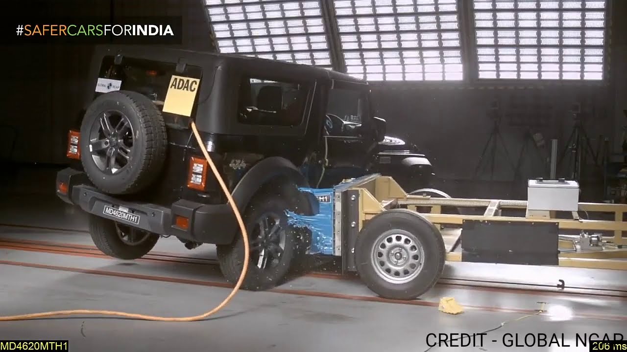 New Thar Crash Test | THAR 2020 Crash Test !