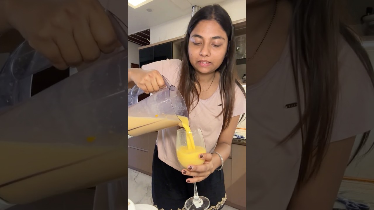 Let’s make mango shake🥭 