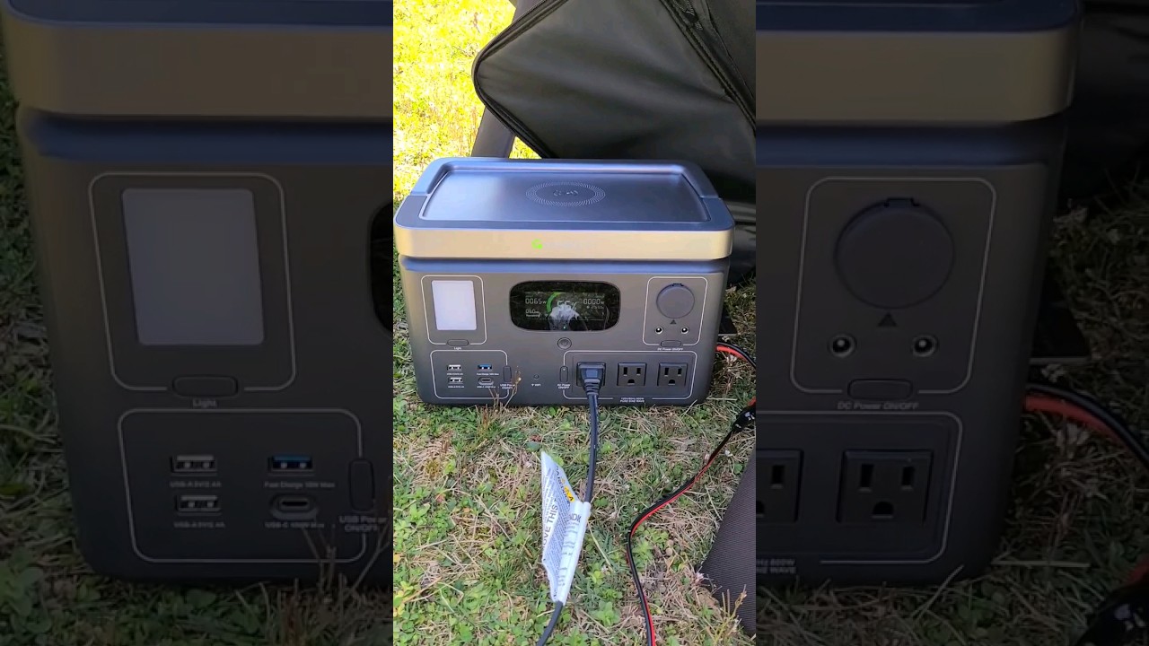 Growatt VITA 550 Solar Pass Through Charging Test