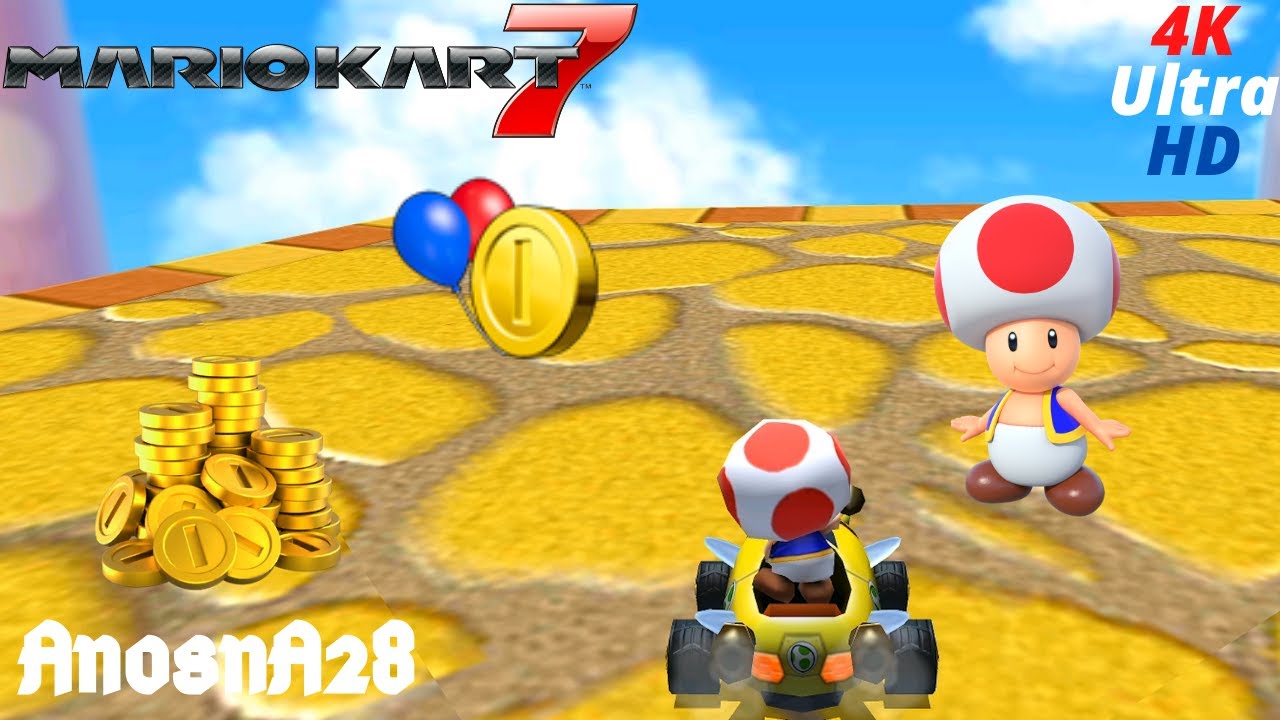 Mario Kart 7: Coin Battle Mode [4K]