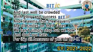 BIT INTERNATIONAL COLLEGE MARCH W/ LYRICS SY:2021-2022 #college #boholvlog #bit