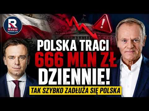 Poland is losing 666 million PLN a day! This is how fast Poland is getting into debt | Marcin Zar...