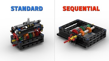 Realistic LEGO 4-Speed Gearboxes + Instructions