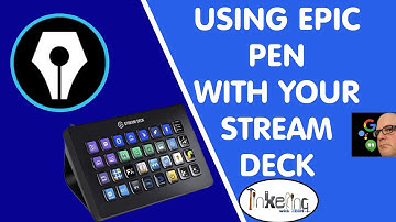 Epic Pen settings on Stream Deck