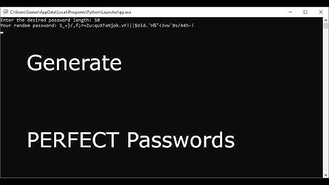 Download "Random Password Generator". Generate safe passwords.
