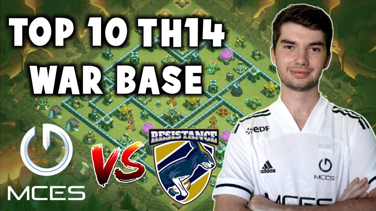 Top 10 Th14 War Base with Link | MCES vs Resistance Bases & Tribe Gaming vs DK 2nd Brigade Bases