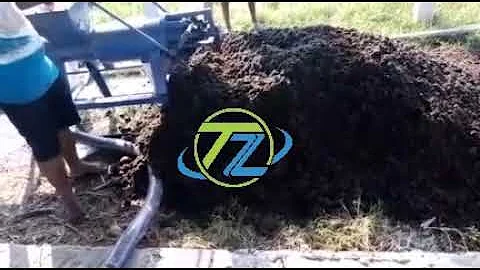 chicken manure or cow dung dewatering machine animal waste manure solid separator