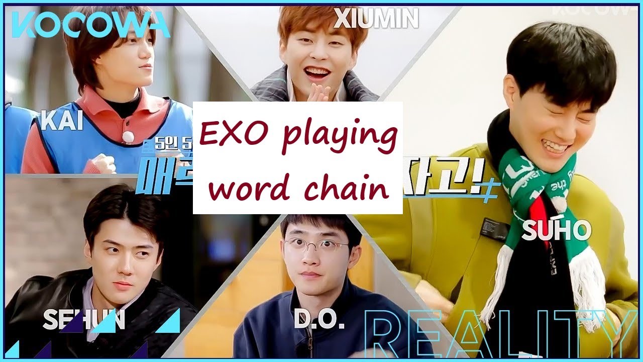EXO playing word chain in the car [EXO LADDER 3] - YouTube