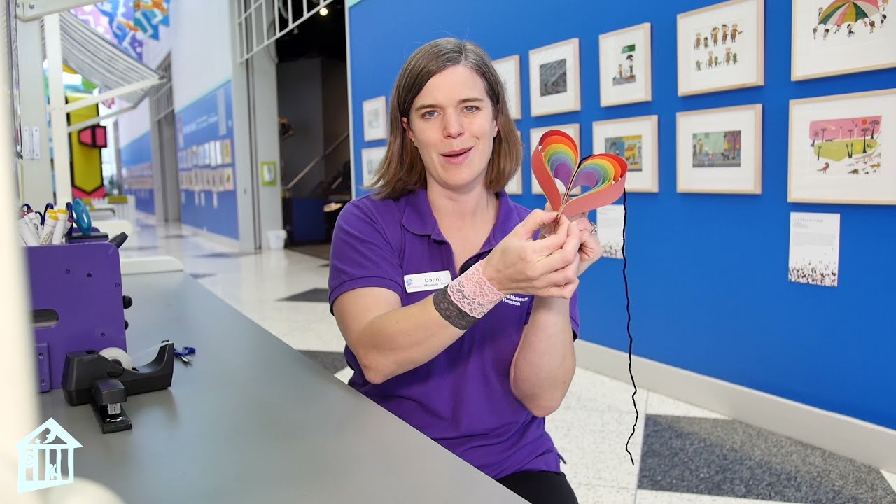 Rainbow Heart Mobile - Brain Break