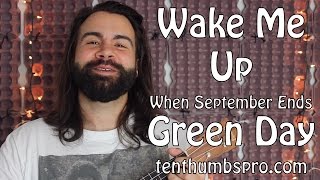 Video thumbnail of "Wake Me Up When September Ends - Green Day - Ukulele Tutorial with tabs"