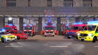 Emergency Call 112 - London Fire Brigade Responding! 4K
