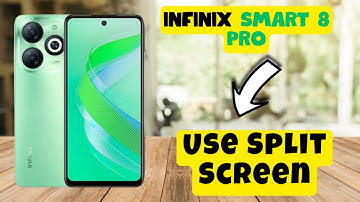 Use Split Screen Infinix Smart 8 Pro || How to set split screens || Split screen settings