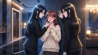 GL | Blind Omega Pressed the Wrong Penthouse Button During Heat—Twin Alpha Heiresses Waiting Above