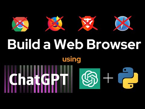 Build a Web Browser Using ChatGPT and Python  in 2 Minutes  #chatgpt #openai