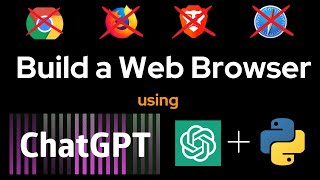 Build a Web Browser Using ChatGPT and Python  in 2 Minutes  #chatgpt #openai