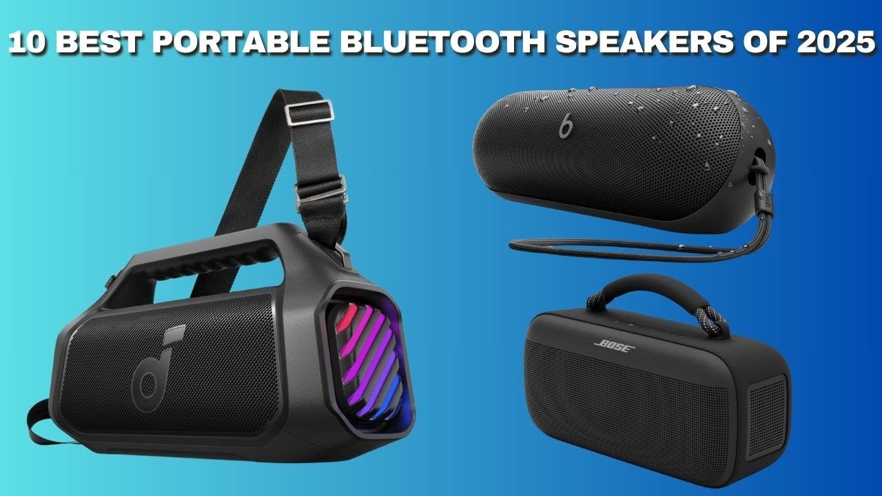 best portable bluetooth speakers for every budget -2025 - YouTube