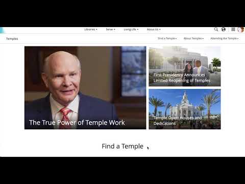 Cedar City Temple Appointments