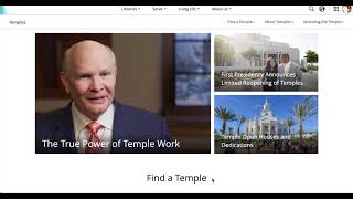 LDS Temple | Book an Appointment