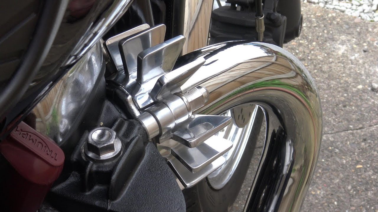 Triumph Bonneville T120/Bobber black, Motone Customs new Webco style, Big finned exhaust clamps!